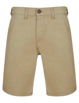 Aidan Cotton Twill Chino Shorts in Stone - Kensington Eastside