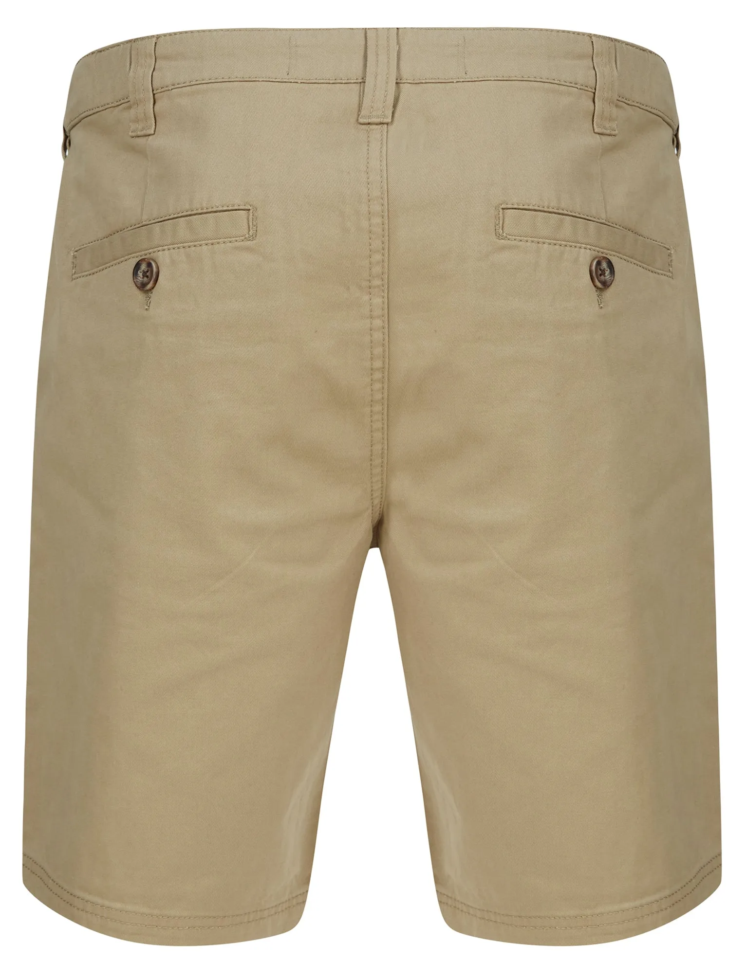 Aidan Cotton Twill Chino Shorts in Stone - Kensington Eastside