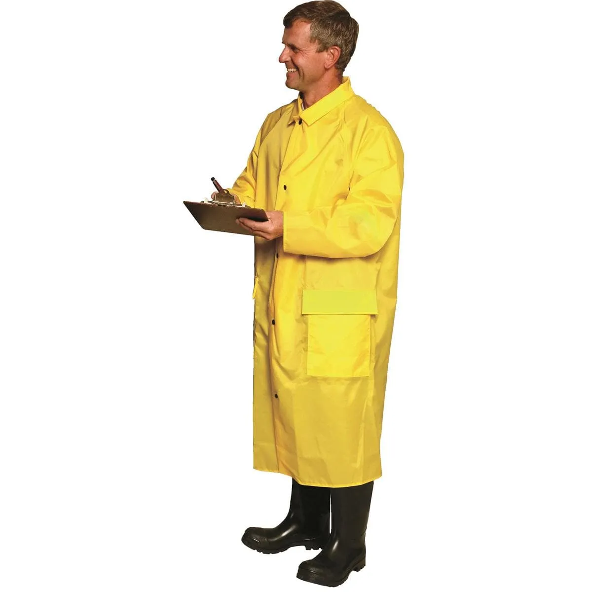 Air Weave Breathable Foreman’s Raincoat, Yellow