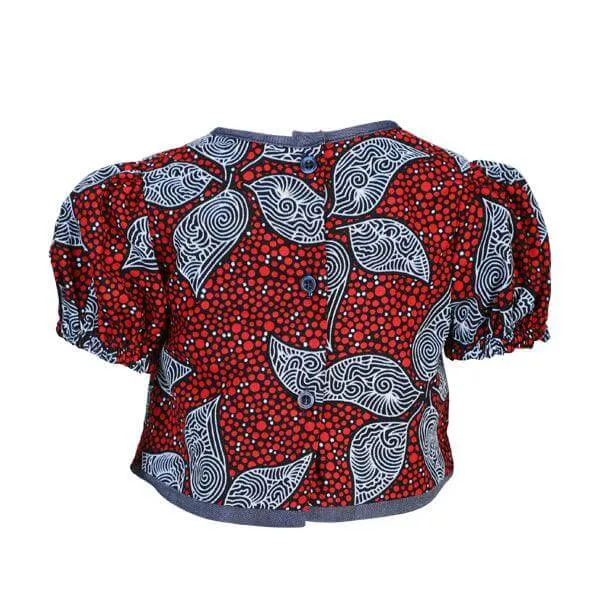 ANKARA BLOUSE SET FOR GIRLS