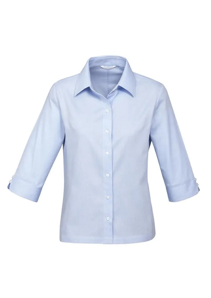 Biz Collection Womens Luxe 3/4 Sleeve Shirt (S10221)