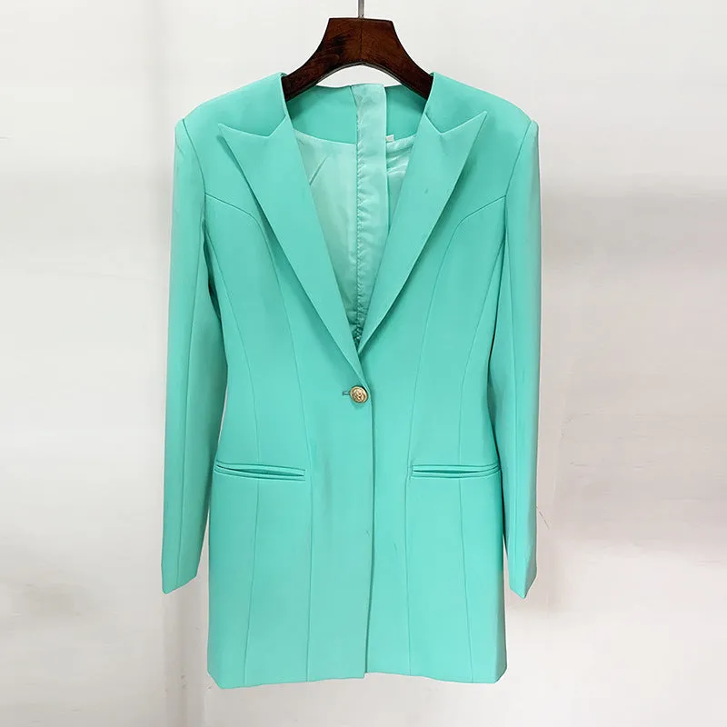 Blazer Dress With Zipper in The Back Dress