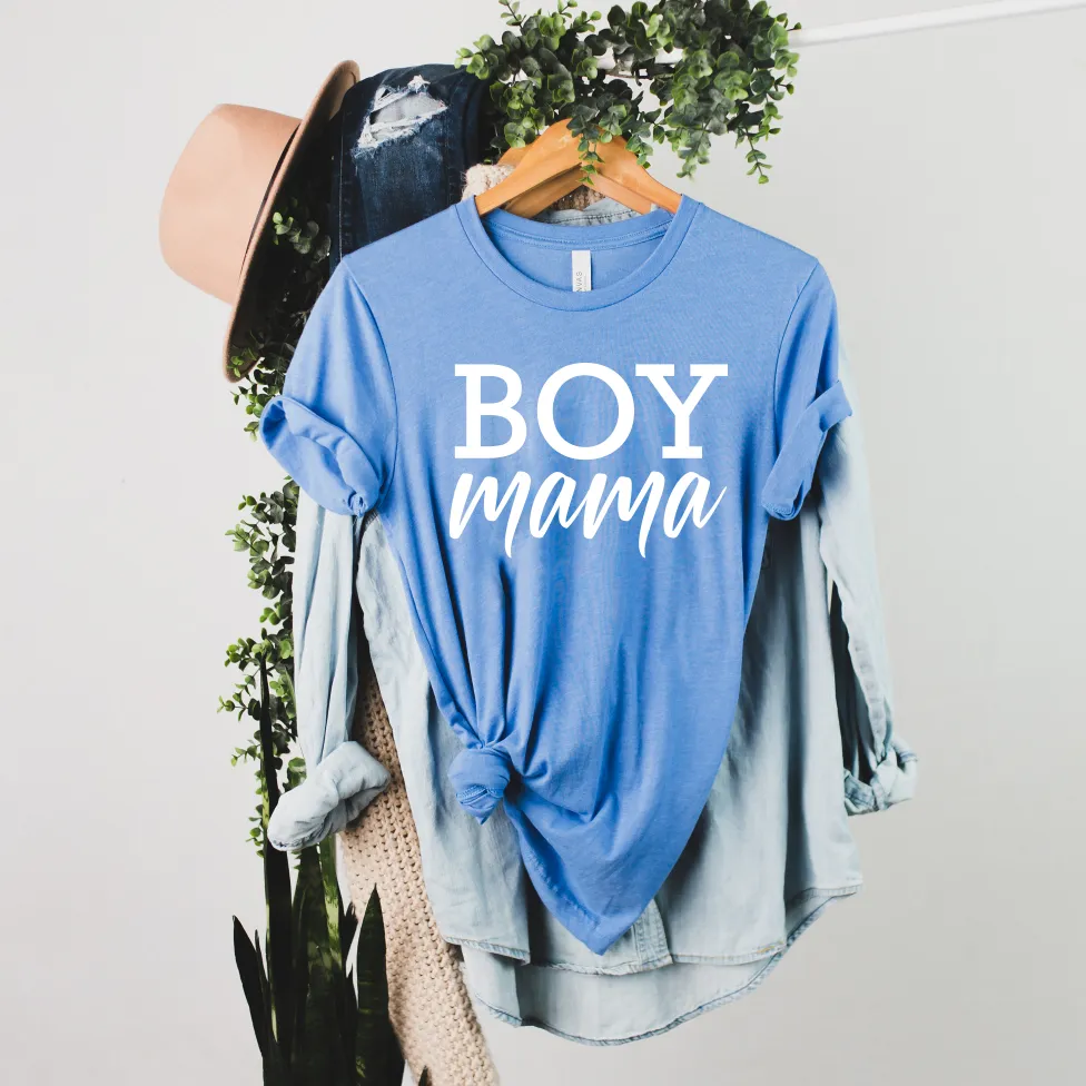 Boy Mama • Royal Heather Tee