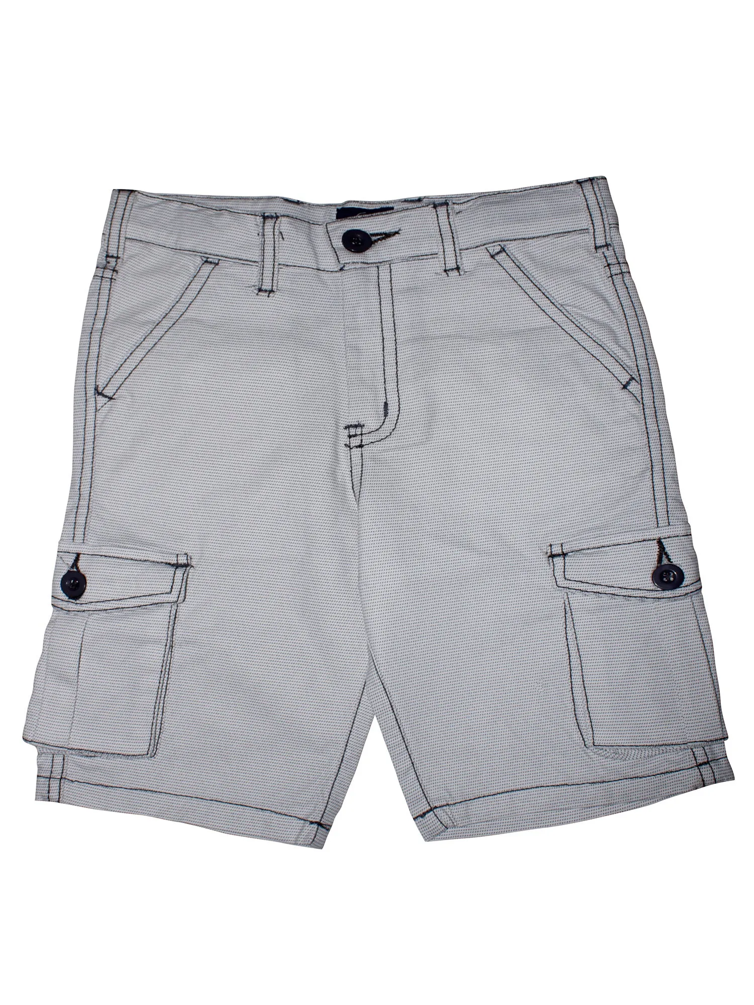 Boys Cotton Twill Knee Length Cargo Shorts