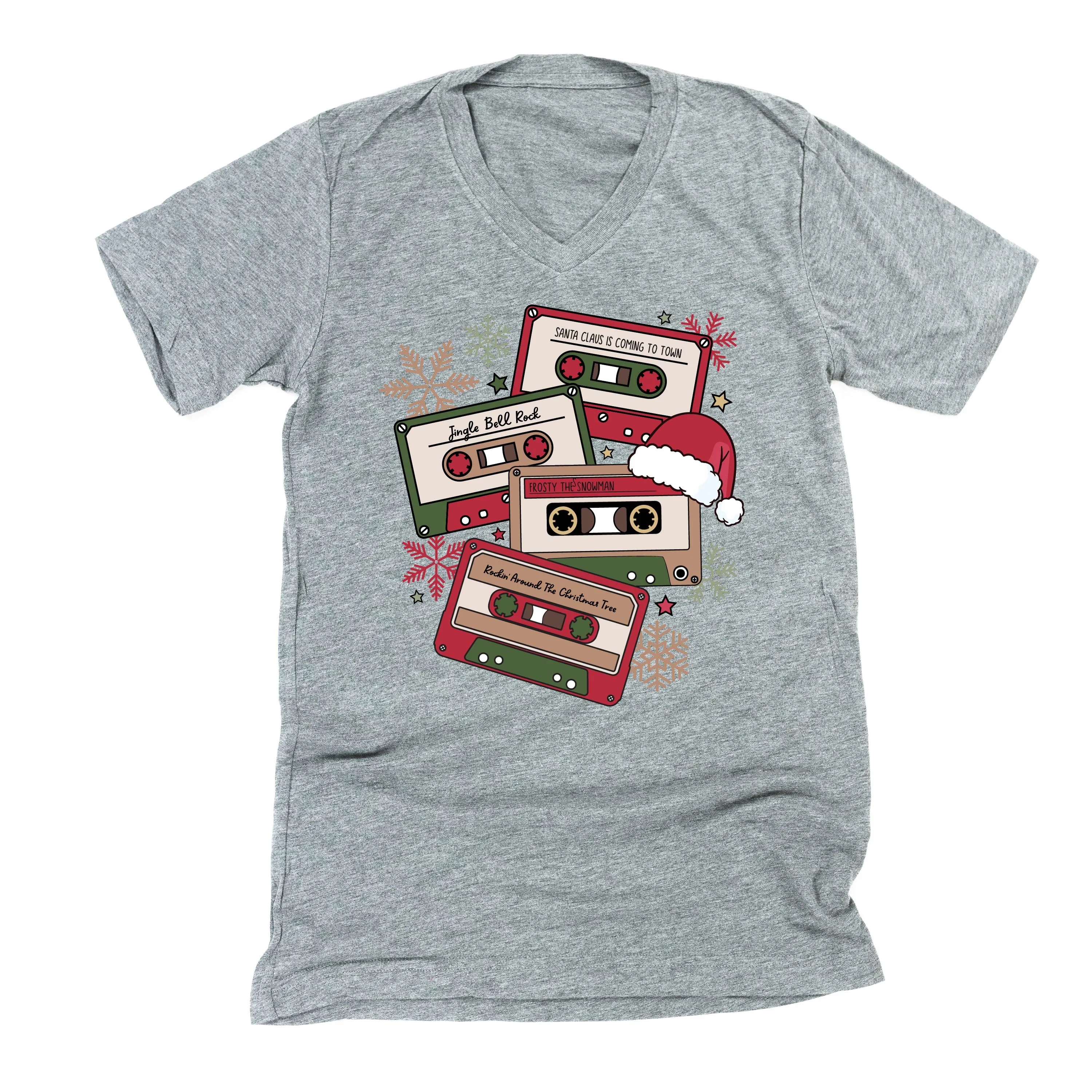 Christmas Cassette Tapes - Unisex Tee