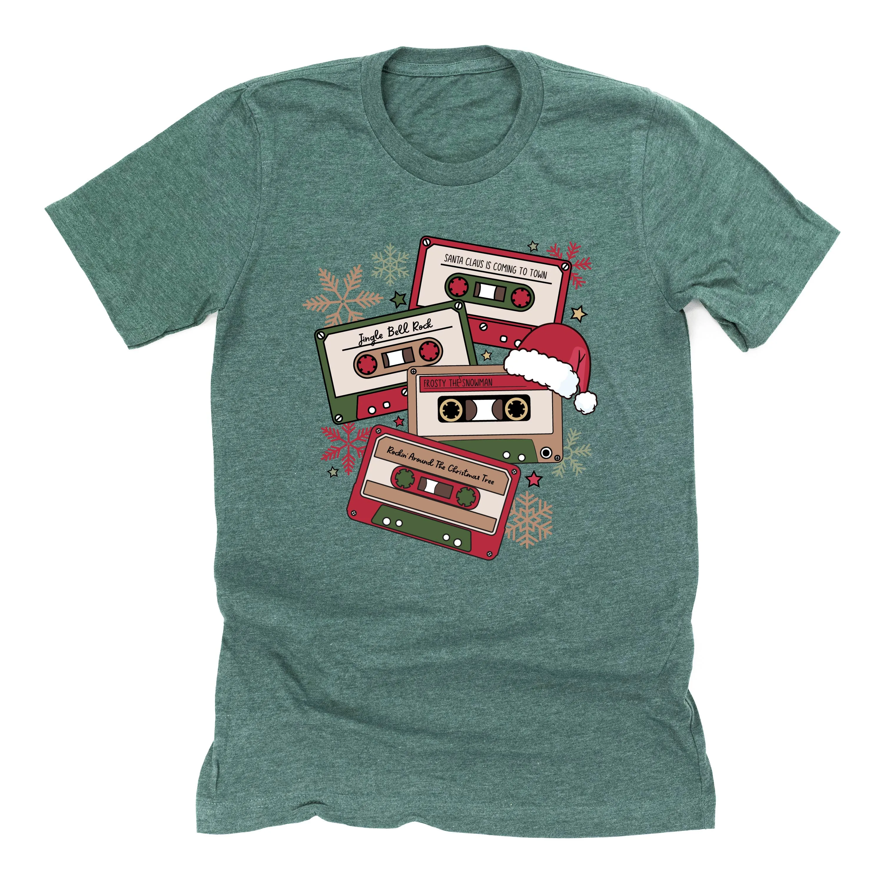 Christmas Cassette Tapes - Unisex Tee