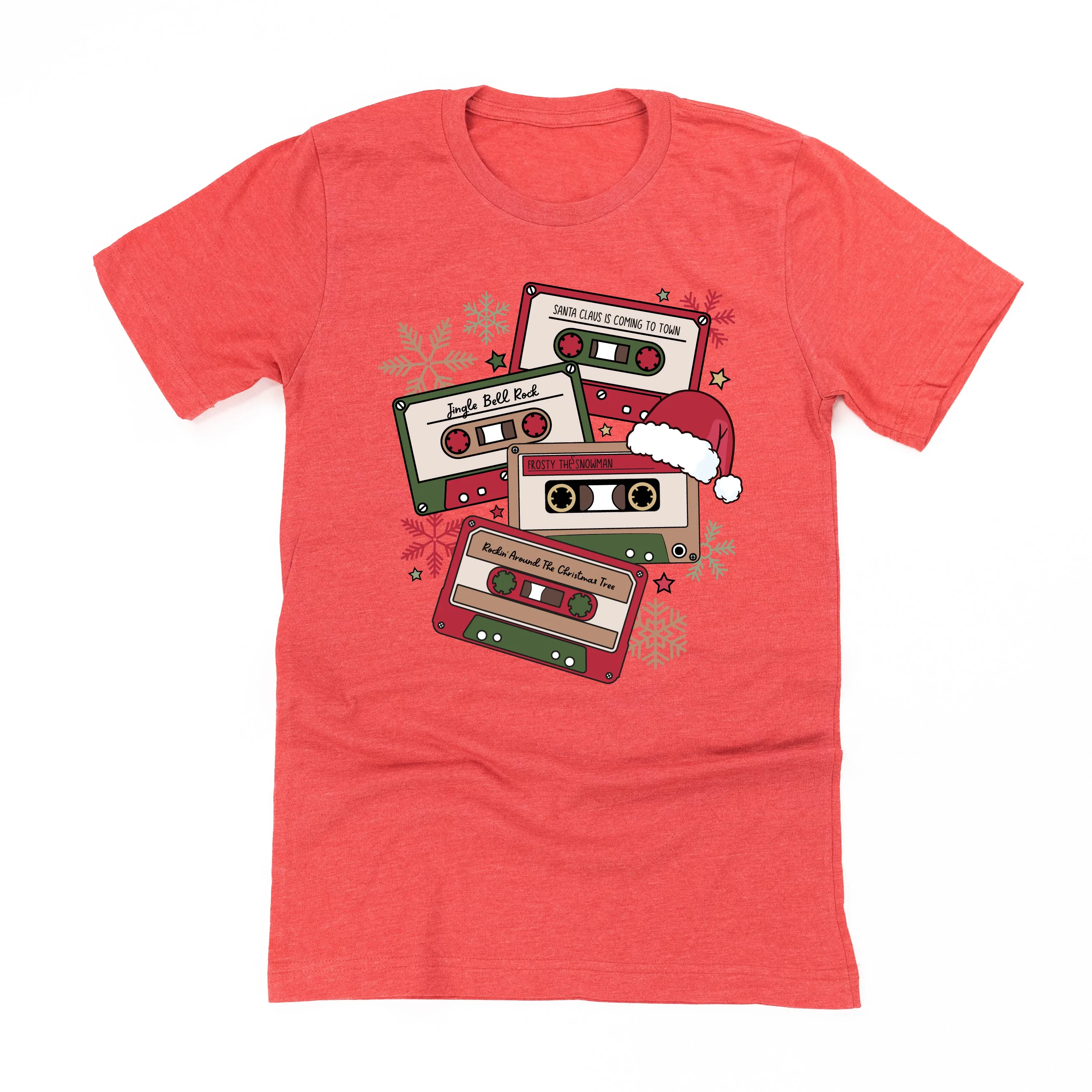 Christmas Cassette Tapes - Unisex Tee