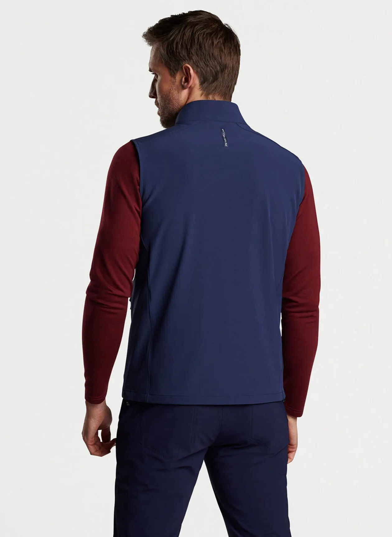 Contour Vest in Navy by Peter Millar