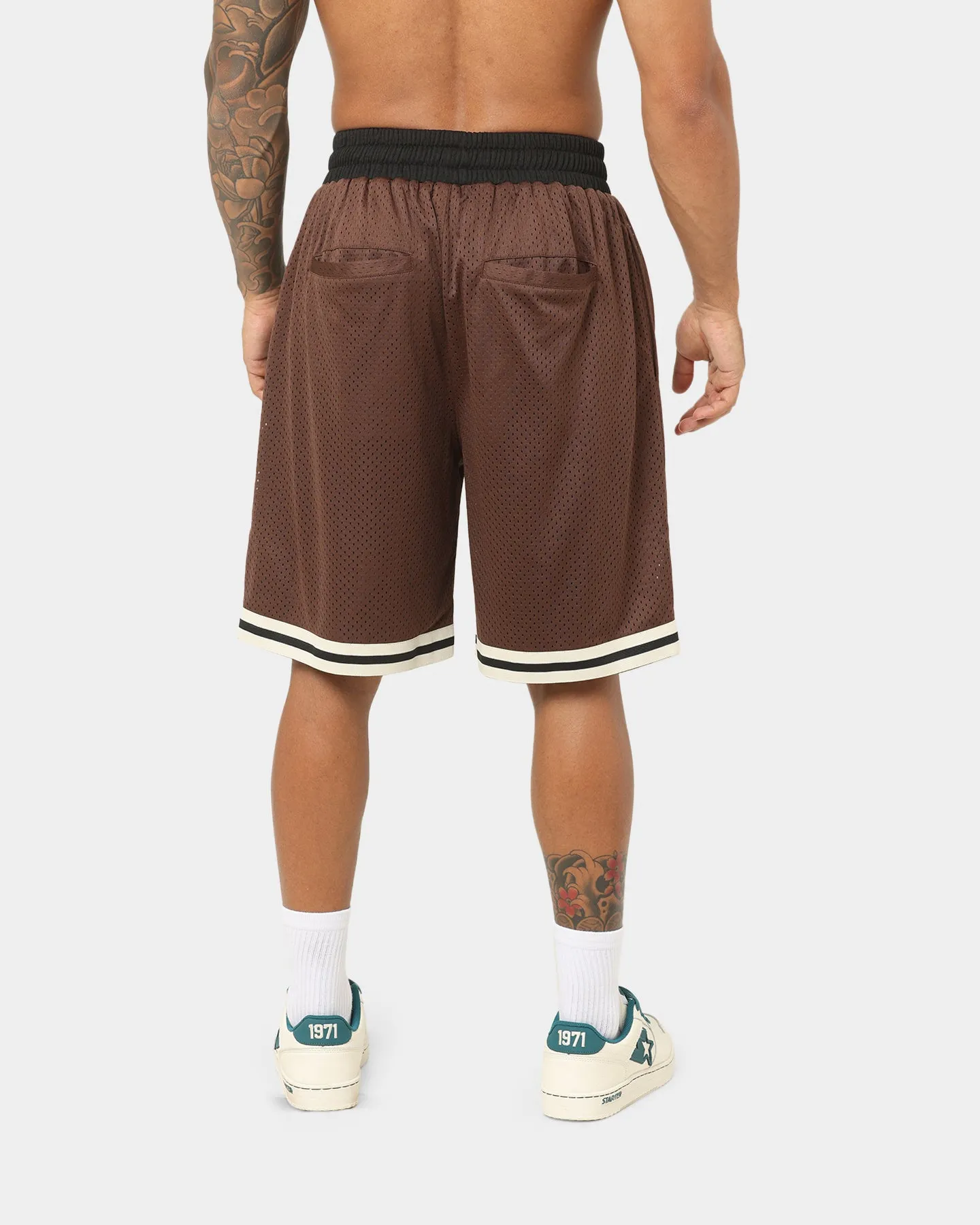 EN ES Team Basketball Shorts Brown