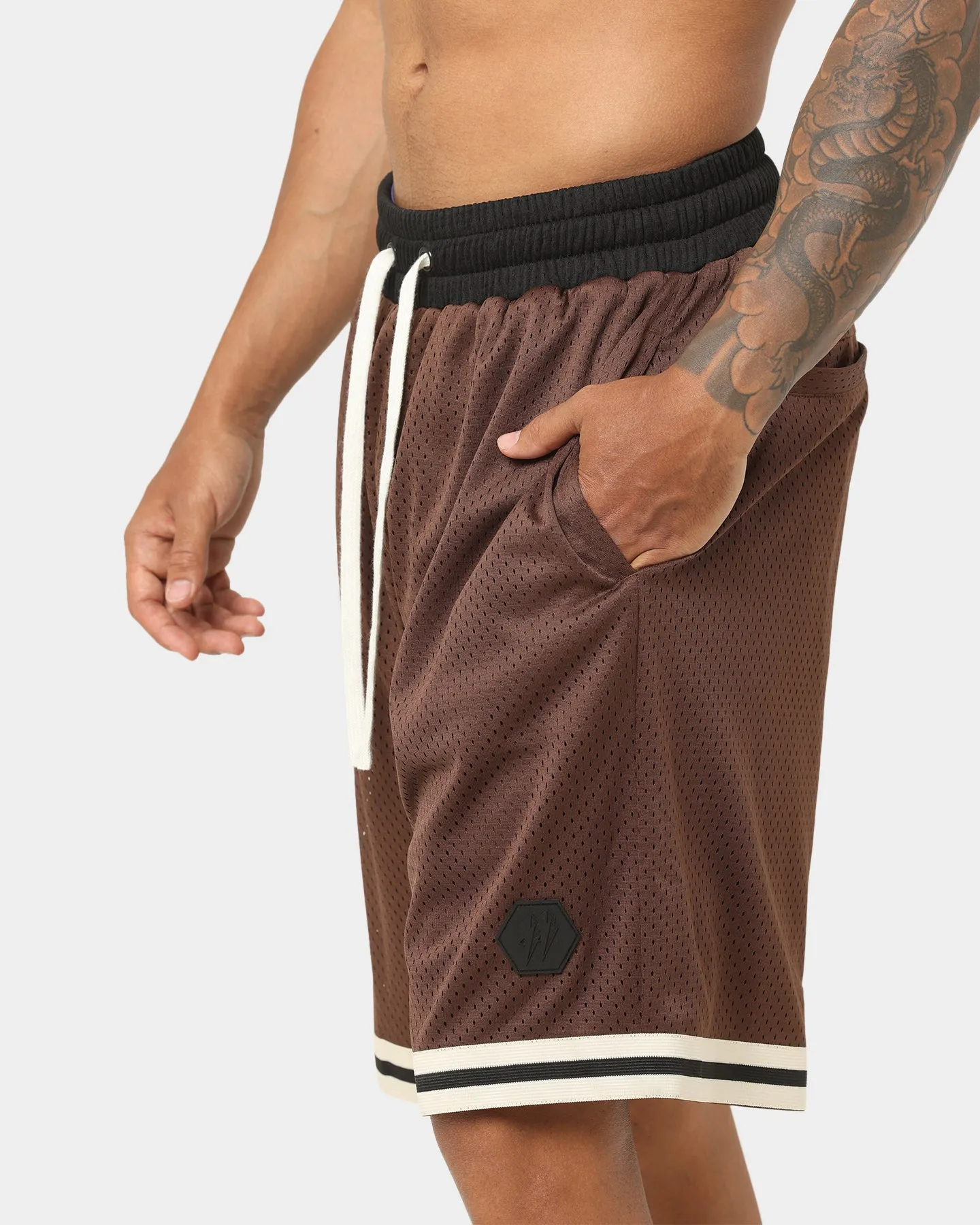 EN ES Team Basketball Shorts Brown