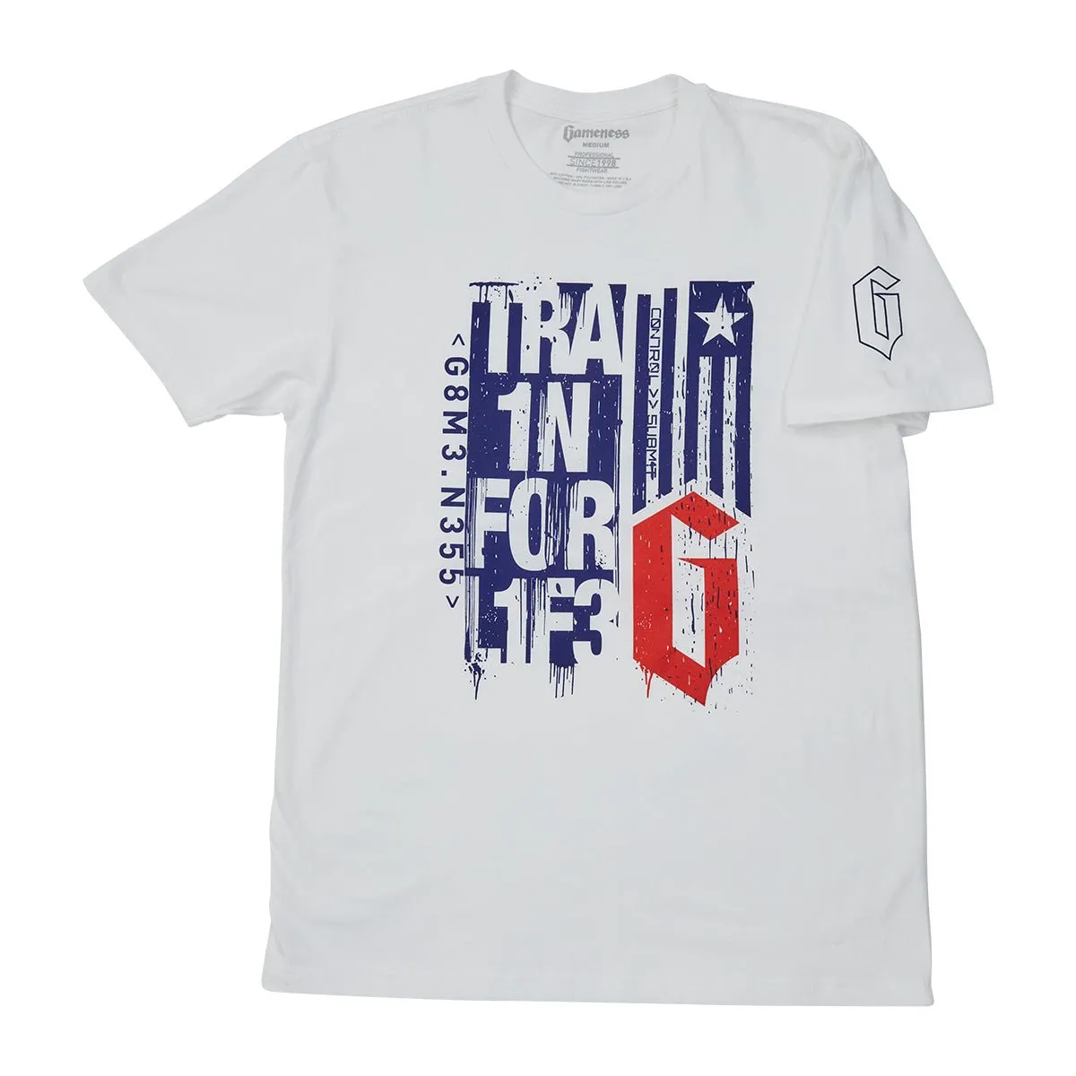 Gameness Train for Life Flag Tee