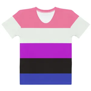 Gender Fluid Pride Flag Fitted T-shirt