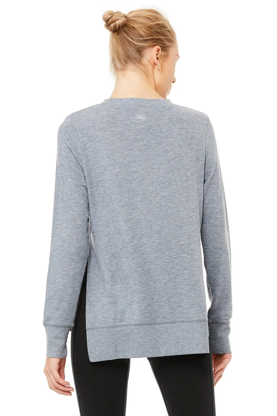 Glimpse Long Sleeve Top - Blue Haze Heather