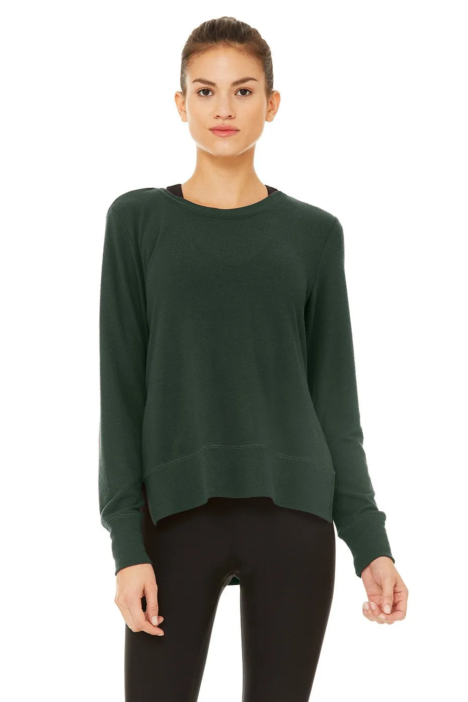 Glimpse Long Sleeve Top - Forest