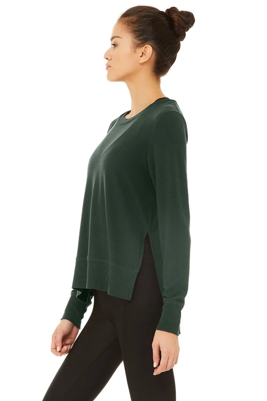 Glimpse Long Sleeve Top - Forest