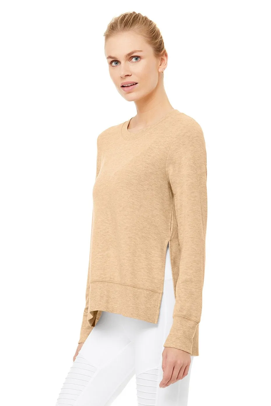 Glimpse Long Sleeve Top - Putty