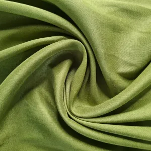 Green Solid Russian Silk Fabric 17927