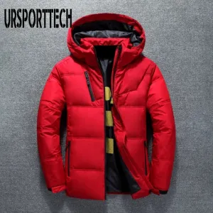 High Quality White Duck Thick Down Snow Parkas Winter Jacket