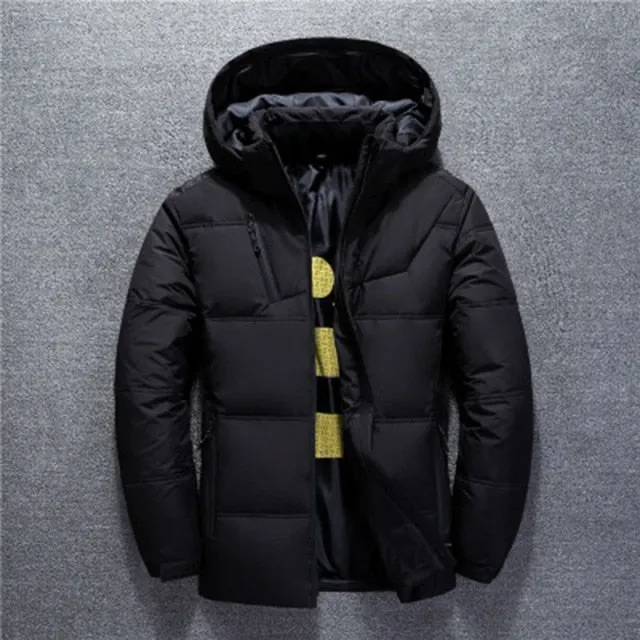 High Quality White Duck Thick Down Snow Parkas Winter Jacket