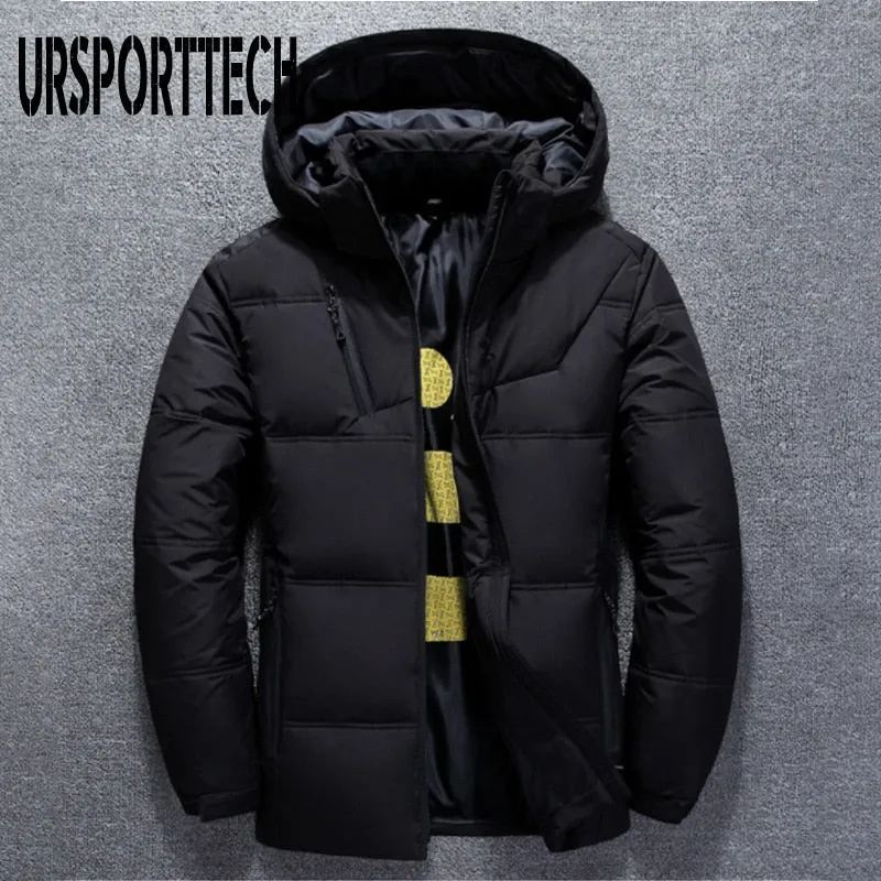 High Quality White Duck Thick Down Snow Parkas Winter Jacket