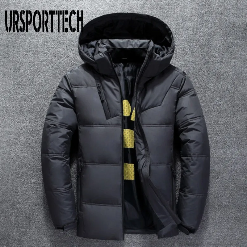 High Quality White Duck Thick Down Snow Parkas Winter Jacket