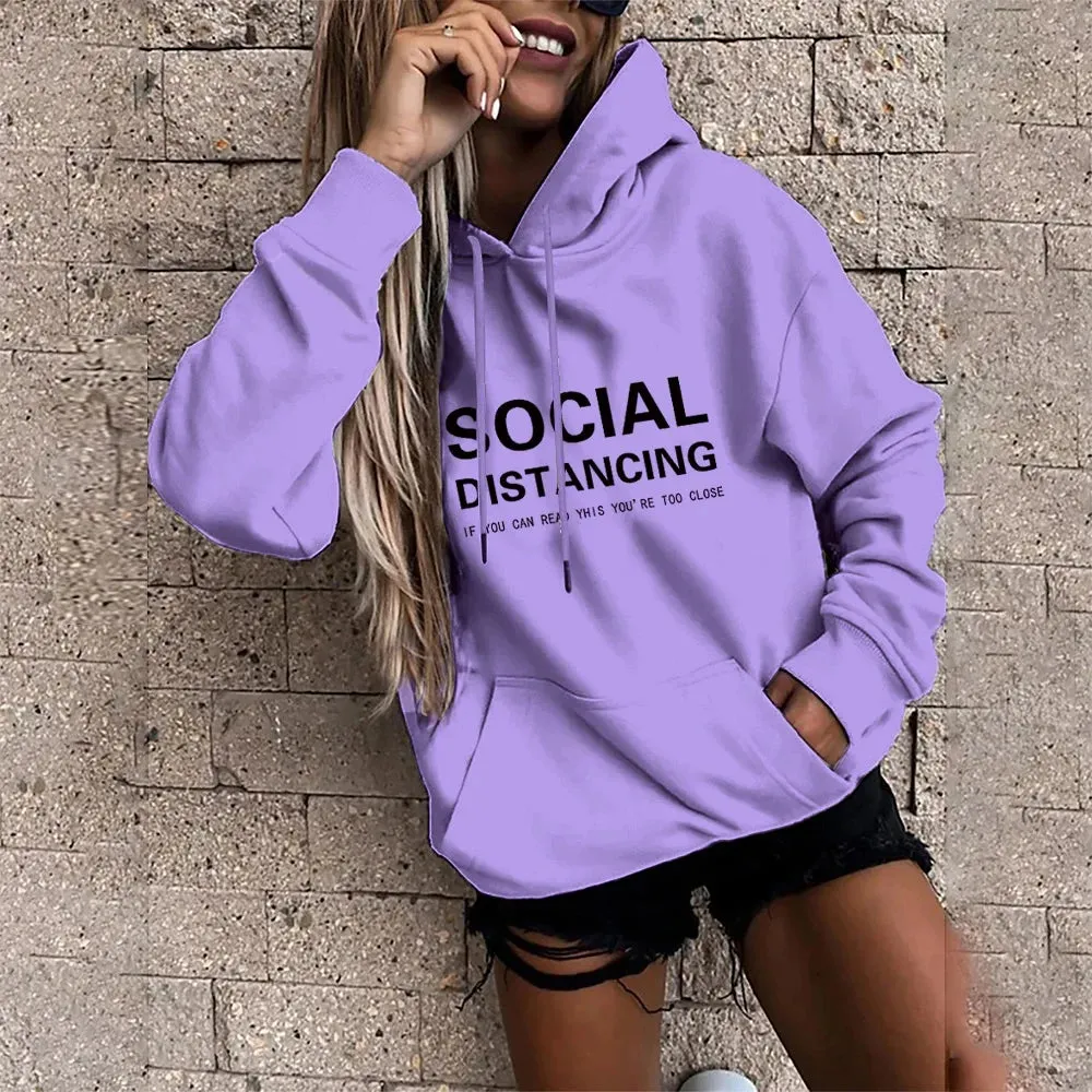 Lazy Style Sportswear Pullover Polyester Cotton Shirt Hoodie Casual Womens 2021year New Harajuku Hoodie Womens Sweater