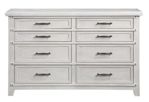 Levi White Oak Dresser - Spacious Storage