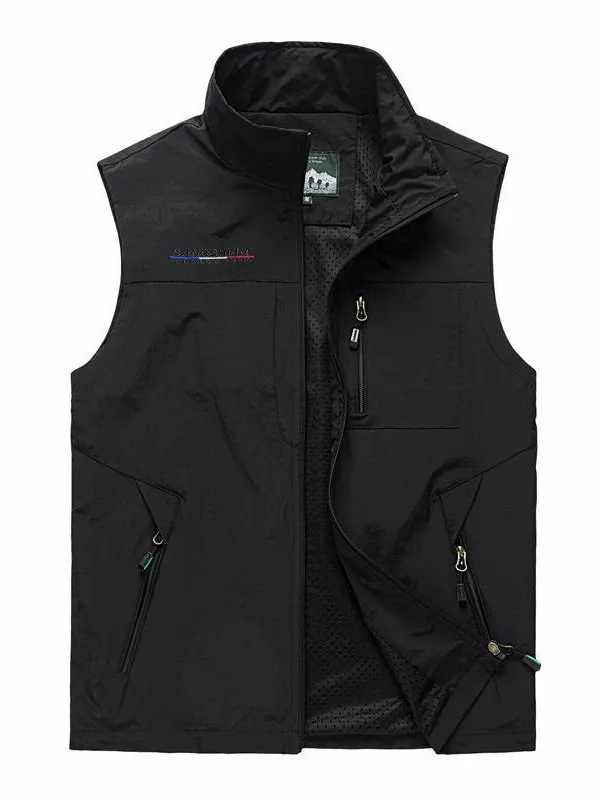 Lightweight Breathable Men's Vest with Pockets for Hiking - SF1530