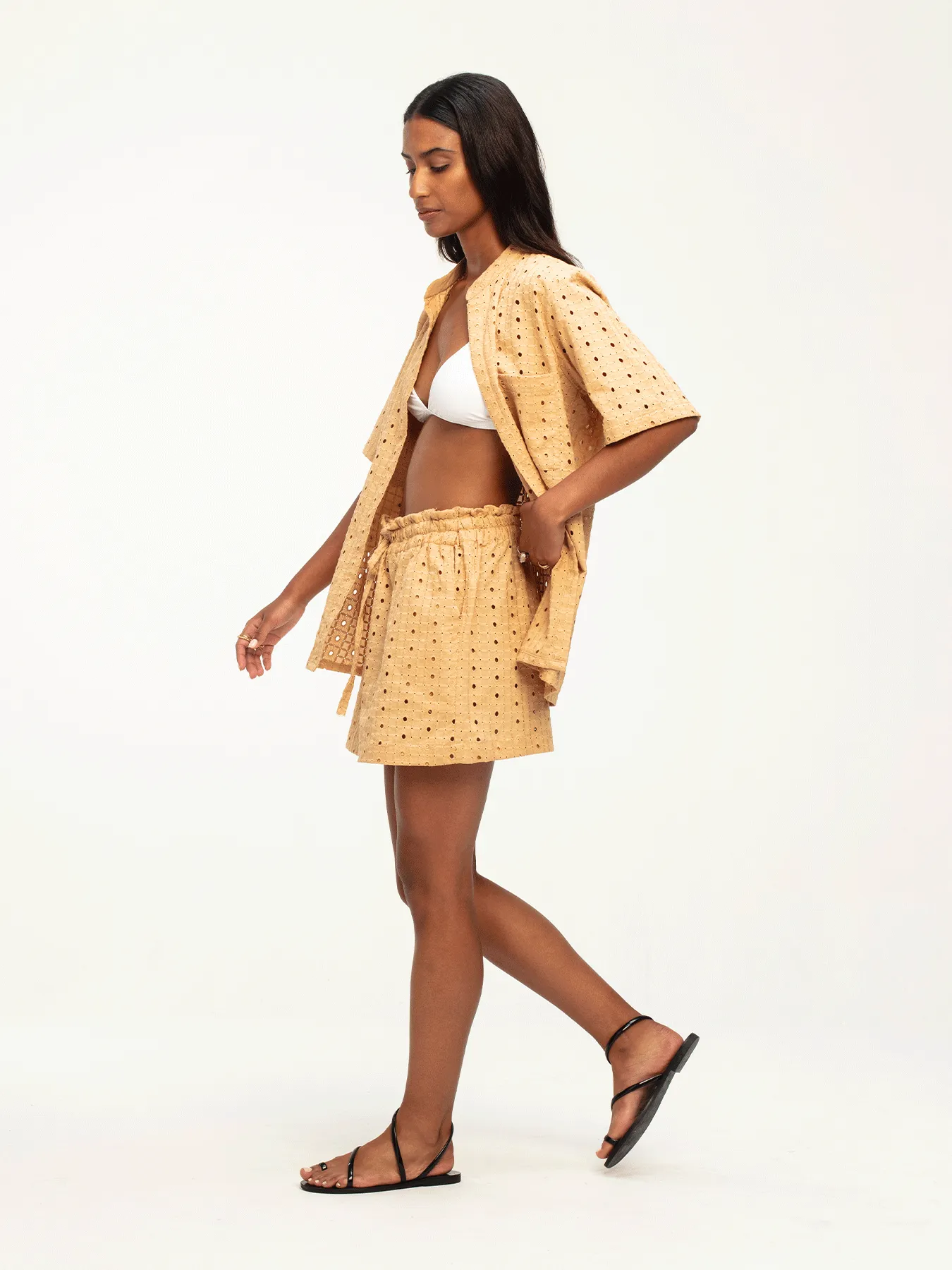 Lula Shorts - Binta Camel