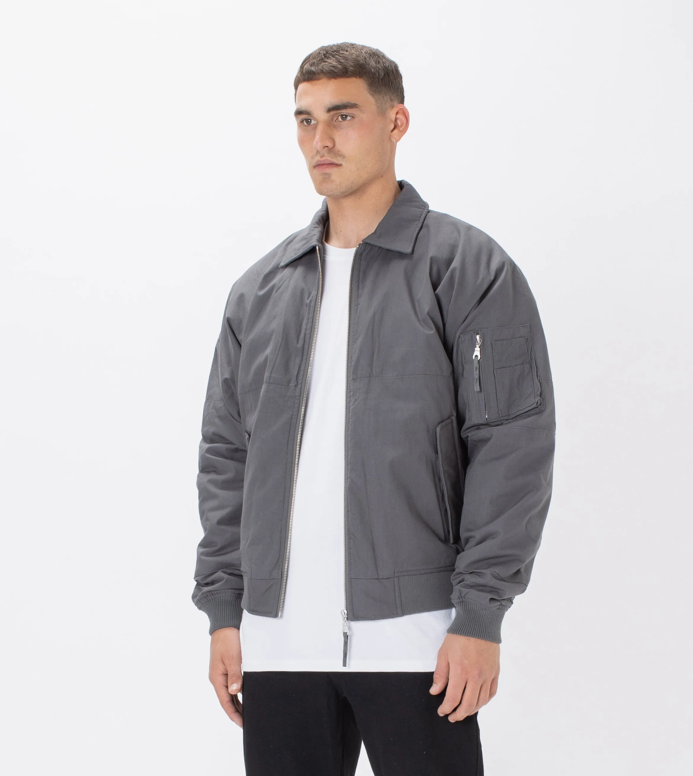 Militat Bomber Jacket Grey