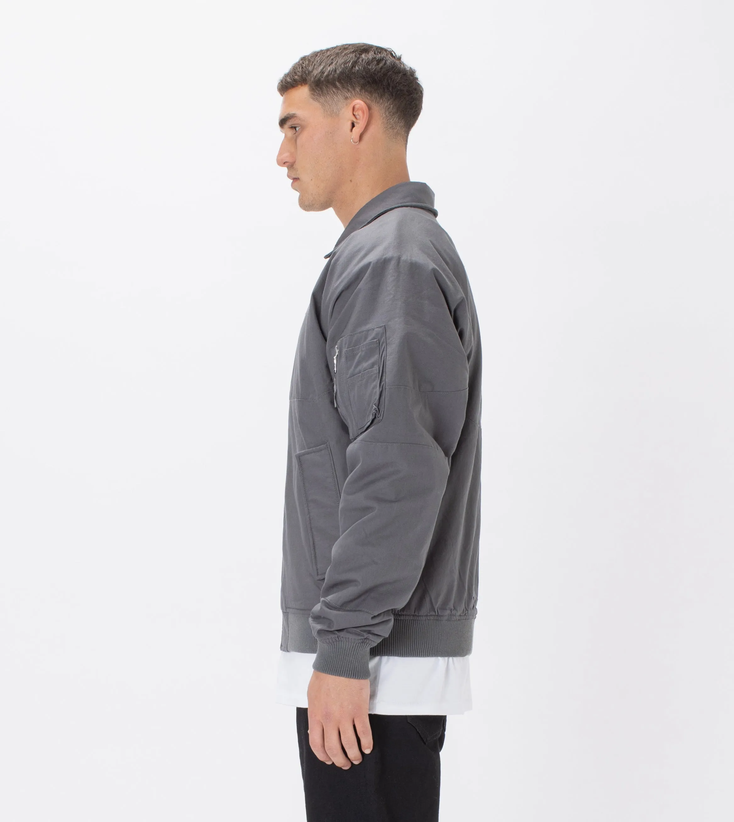 Militat Bomber Jacket Grey