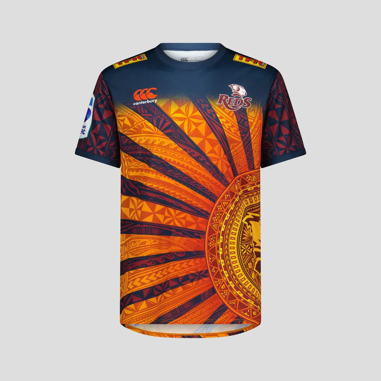 QLD Reds Pasifika Warm Up Tee 2024