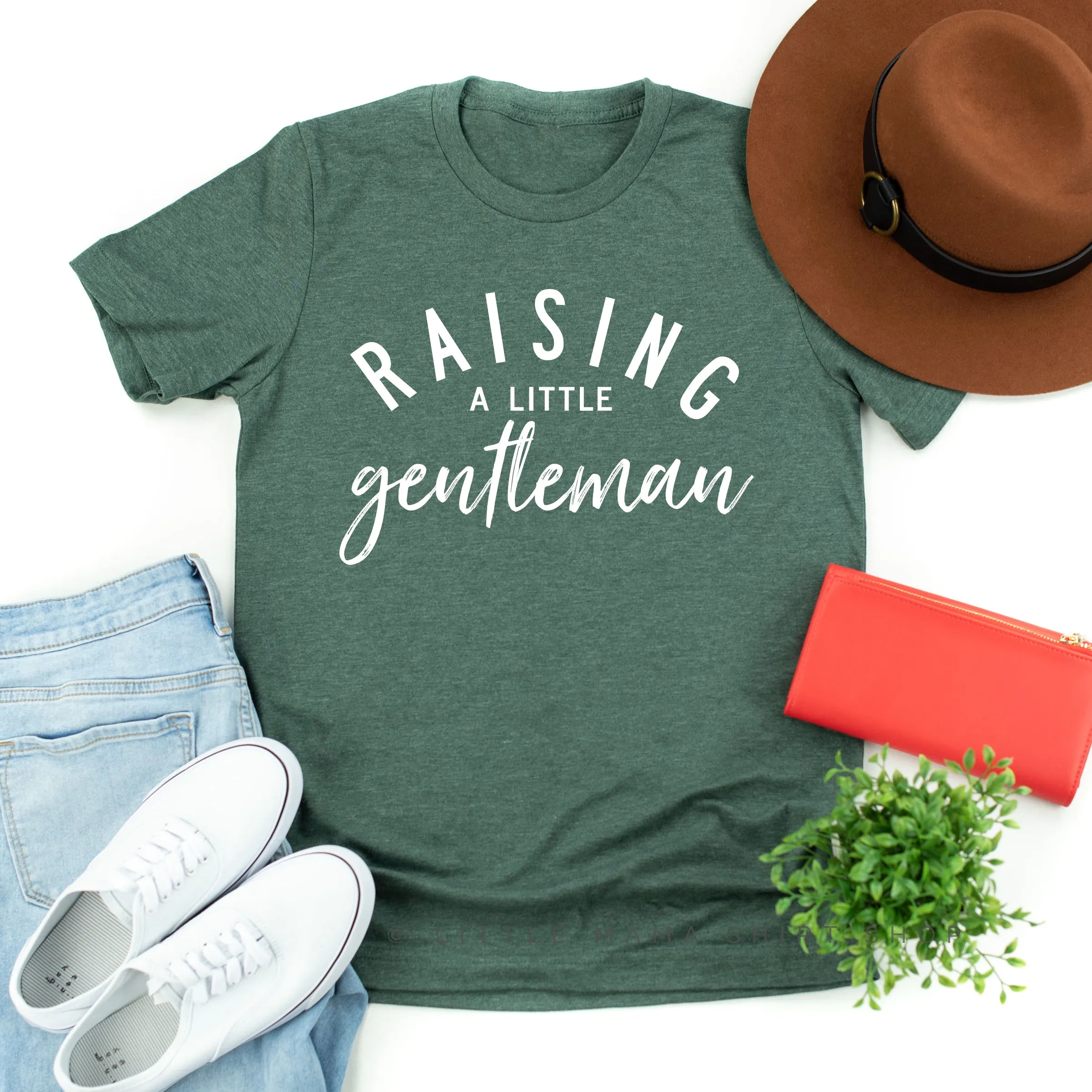 Raising A Little Gentleman (Singular) - Original Design - Unisex Tee