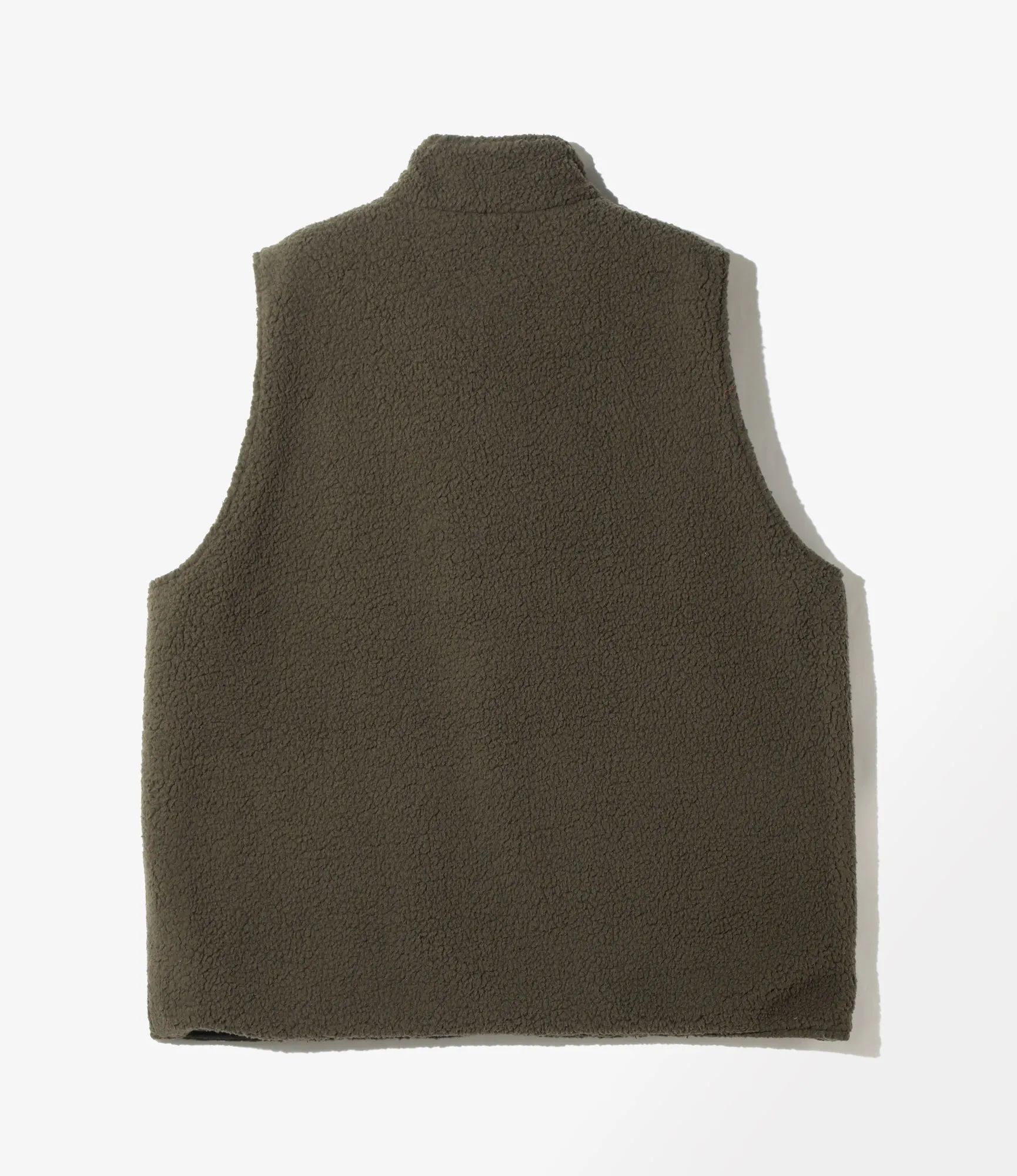 Reversible Vest – Olive Fleece / Charcoal Ripstop