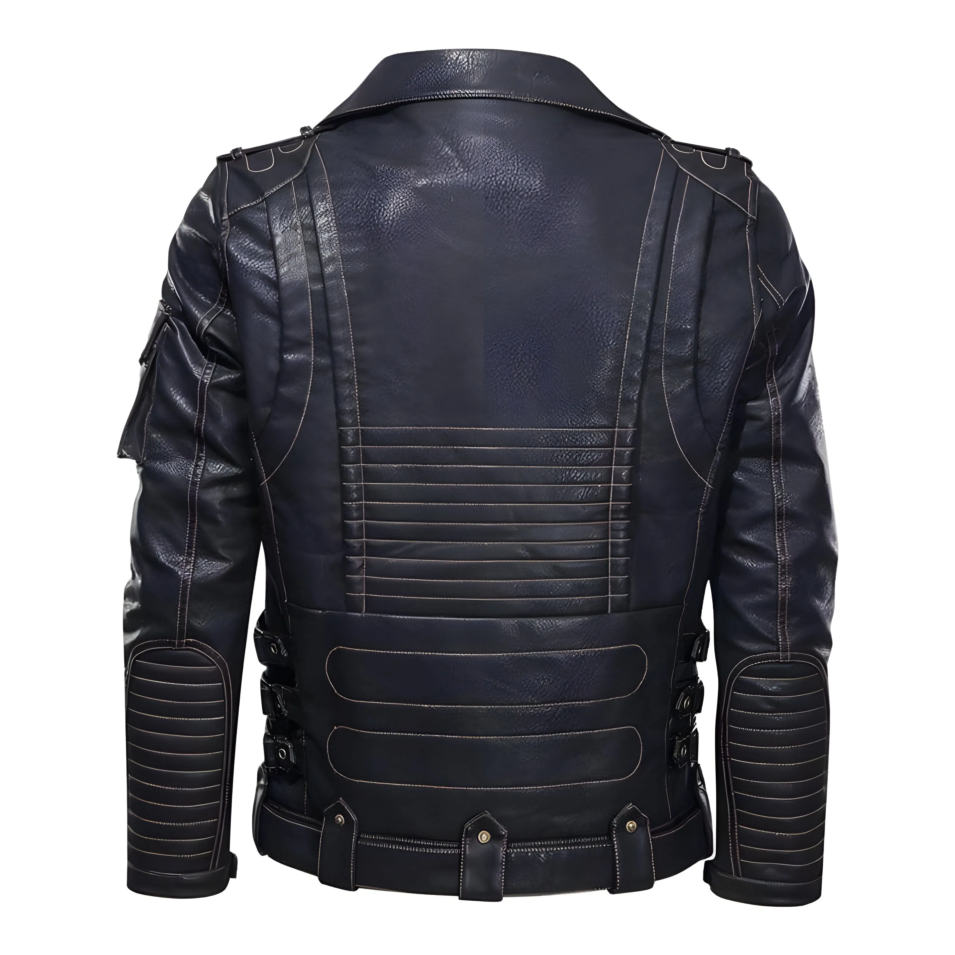 The Vader Faux Leather Biker Jacket