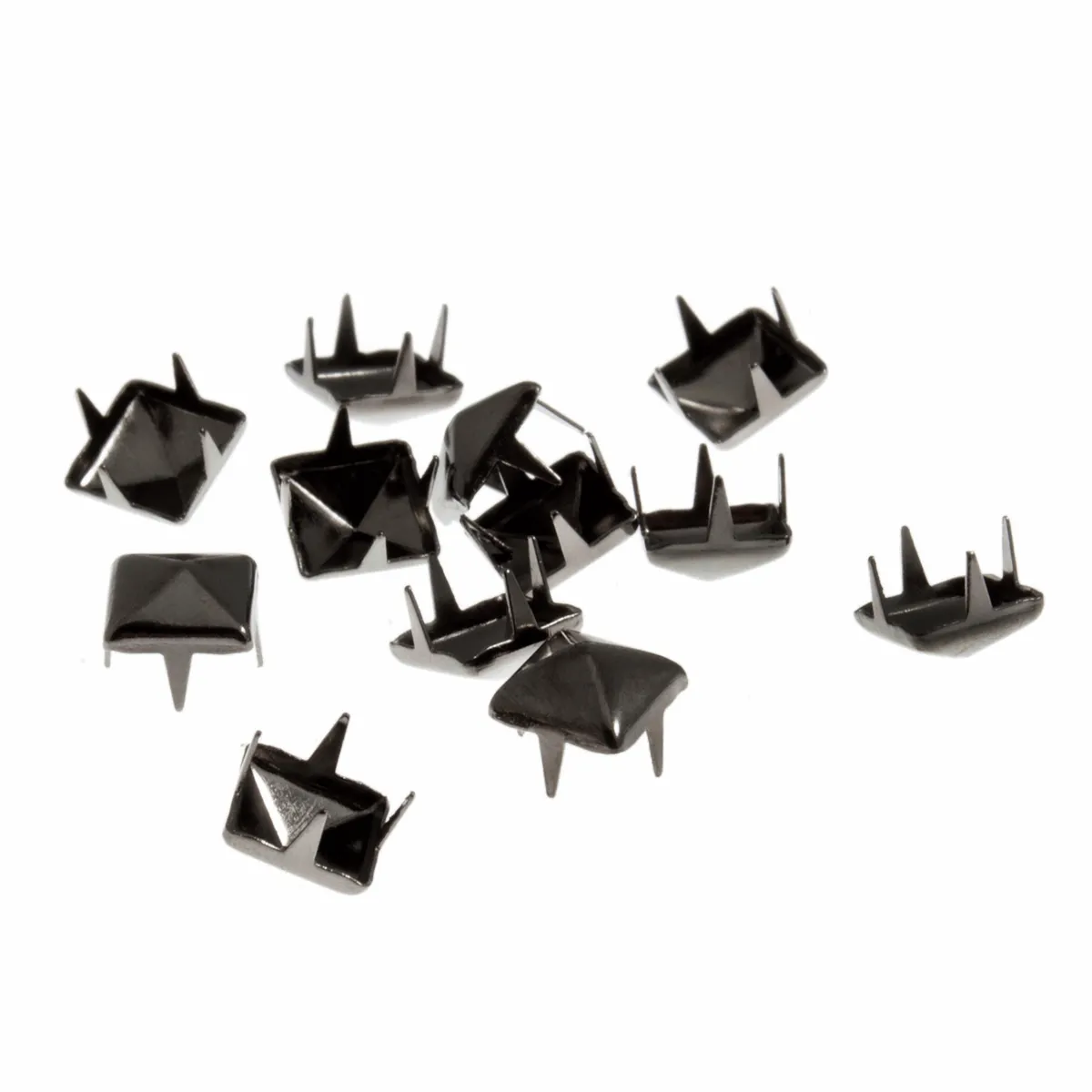 Trimits Gunmetal Pyramid Claw Studs - 7mm (Pack of 50)