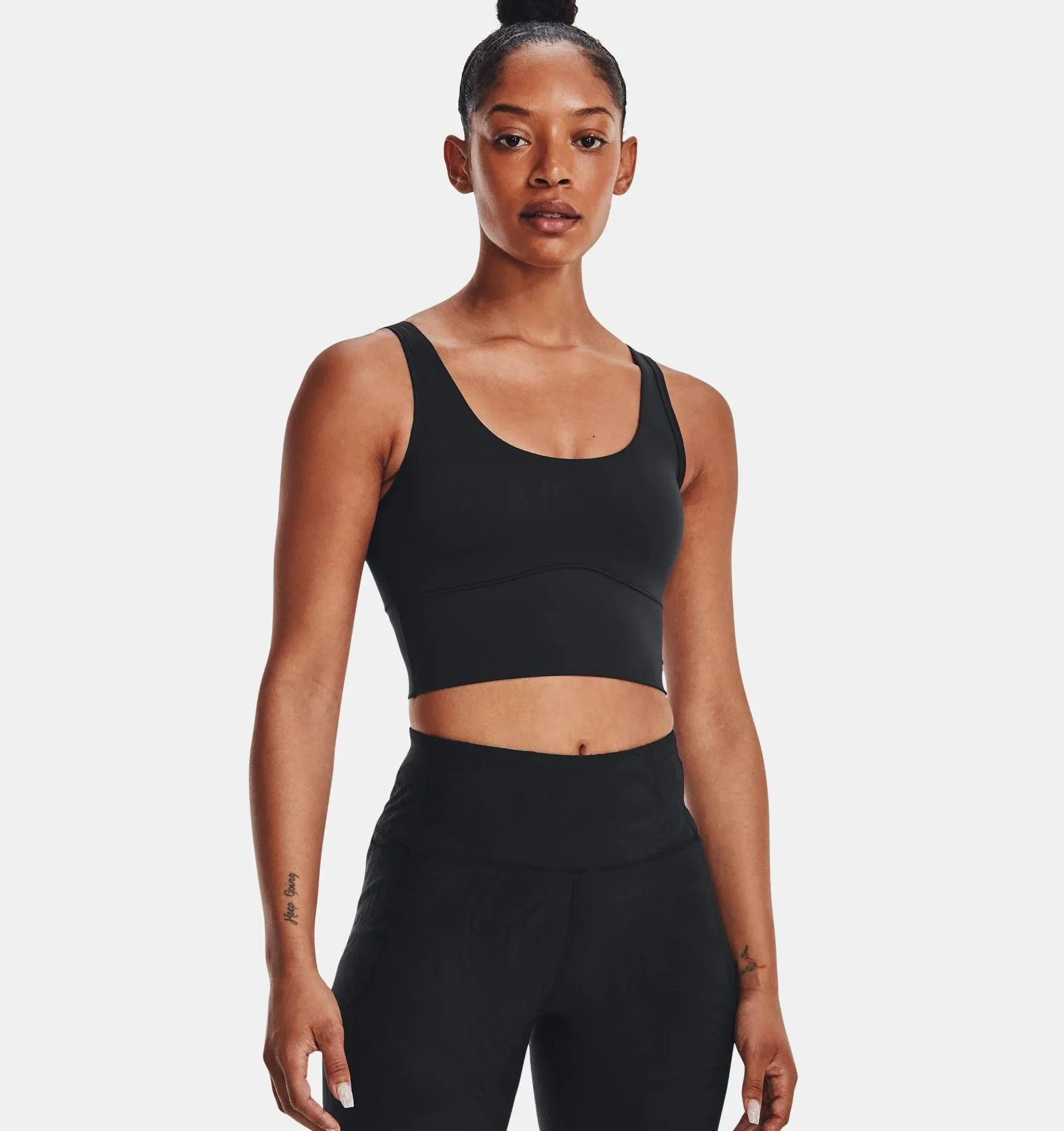 UA Meridian Fitted Crop Tank