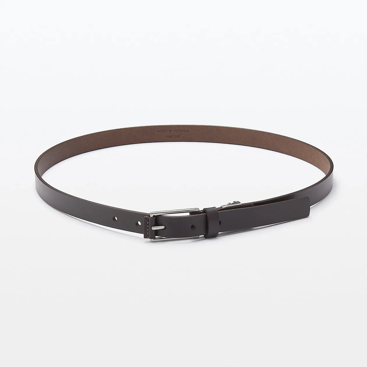 Vegetable Tanned Leather Adjustable Fine Belt