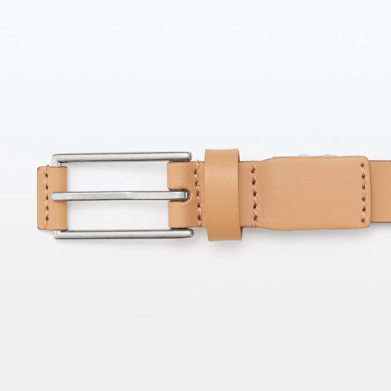 Vegetable Tanned Leather Adjustable Fine Belt