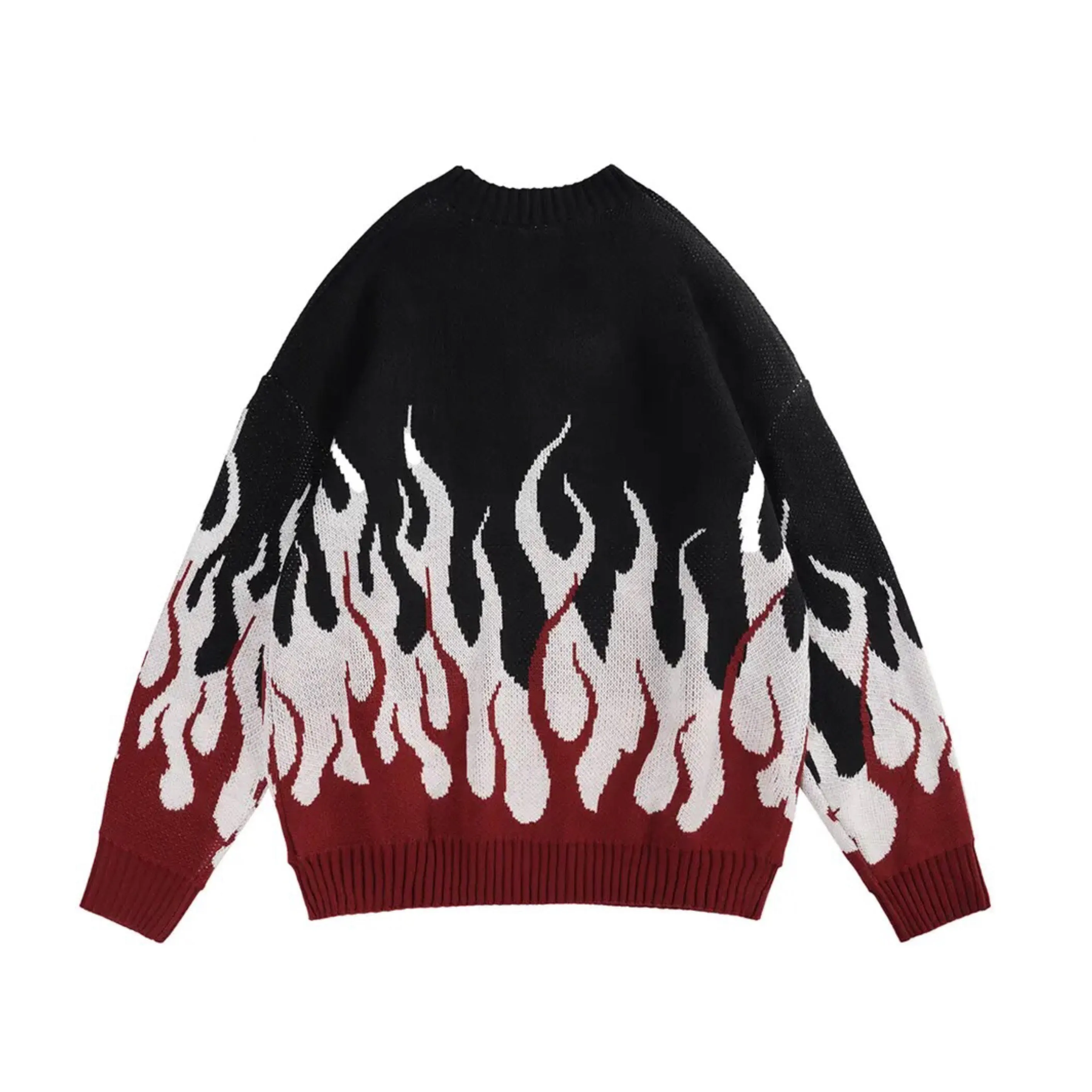 Vintage Flames Knitted Sweater