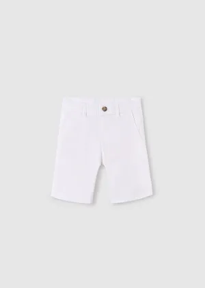 White Chino Shorts