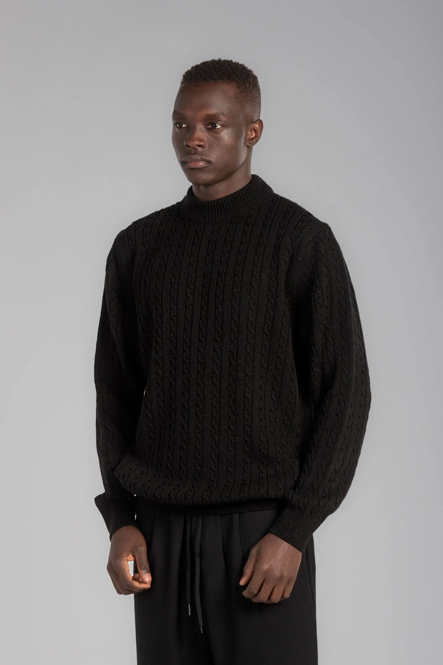 Wool Crewneck Knit Sweater (220044) - Jorindo