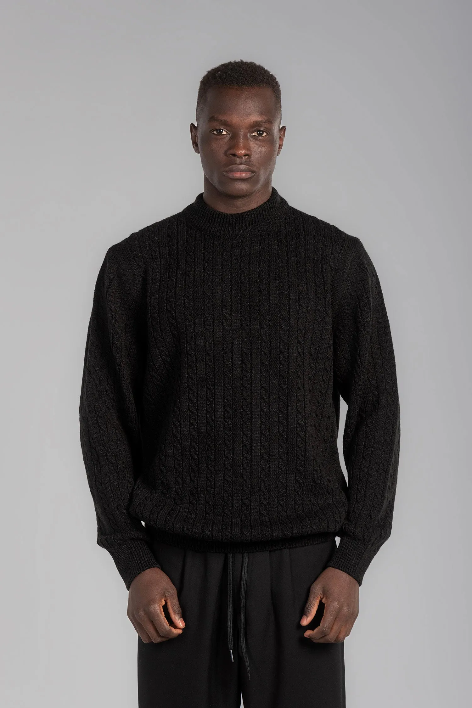 Wool Crewneck Knit Sweater (220044) - Jorindo