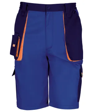 Work-Guard lite shorts | Royal/Navy/Orange