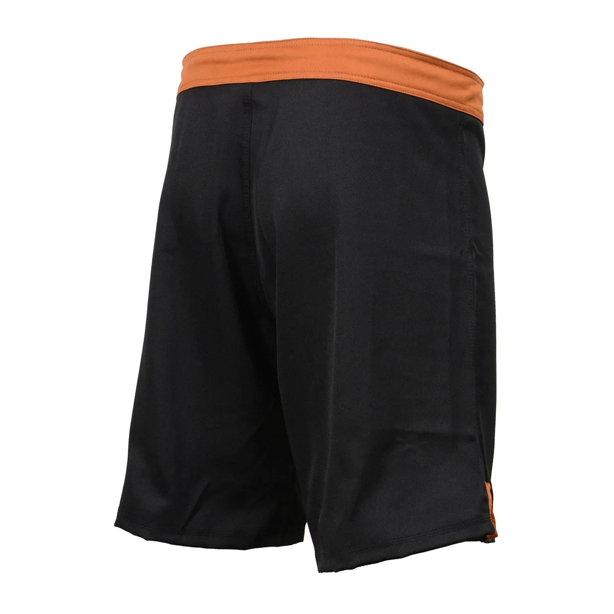 X-Fitness XFM7004 Men's Black and Brown MMA Fight Shorts - BJJ, No Gi, Grappling, Jiu Jitsu Combat