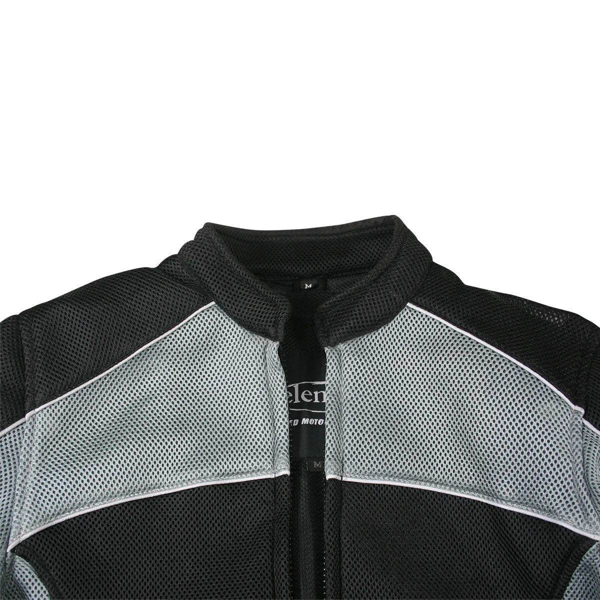 Xelement CF507 Women's 'Guardian' Black and Grey Mesh Jacket with